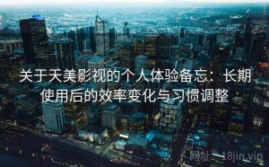 关于天美影视的个人体验备忘：长期使用后的效率变化与习惯调整