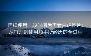 连续使用一段时间后再看白虎图片：从打开到使用顺手所经历的全过程