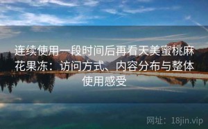 连续使用一段时间后再看天美蜜桃麻花果冻：访问方式、内容分布与整体使用感受