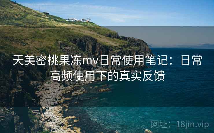 天美密桃果冻mv日常使用笔记：日常高频使用下的真实反馈