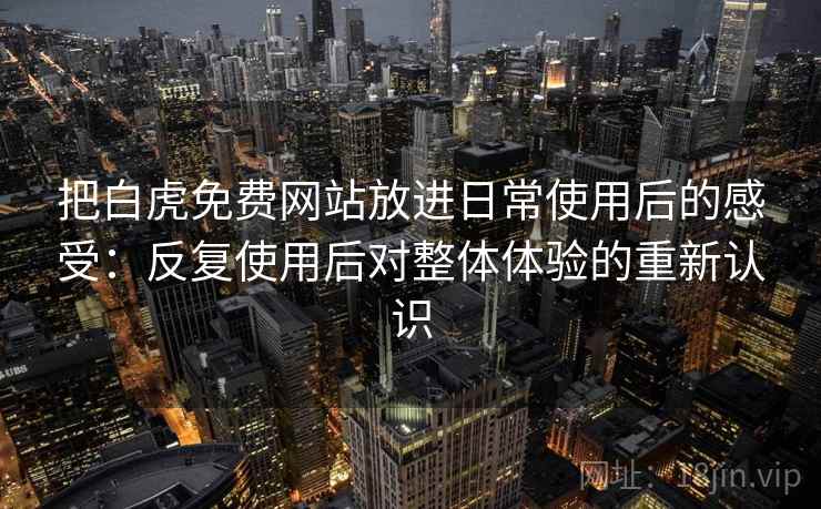 把白虎免费网站放进日常使用后的感受：反复使用后对整体体验的重新认识
